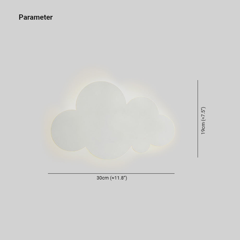 Aria Cloud væglampe — minimalistisk moderne design, dæmpbart varmt lys