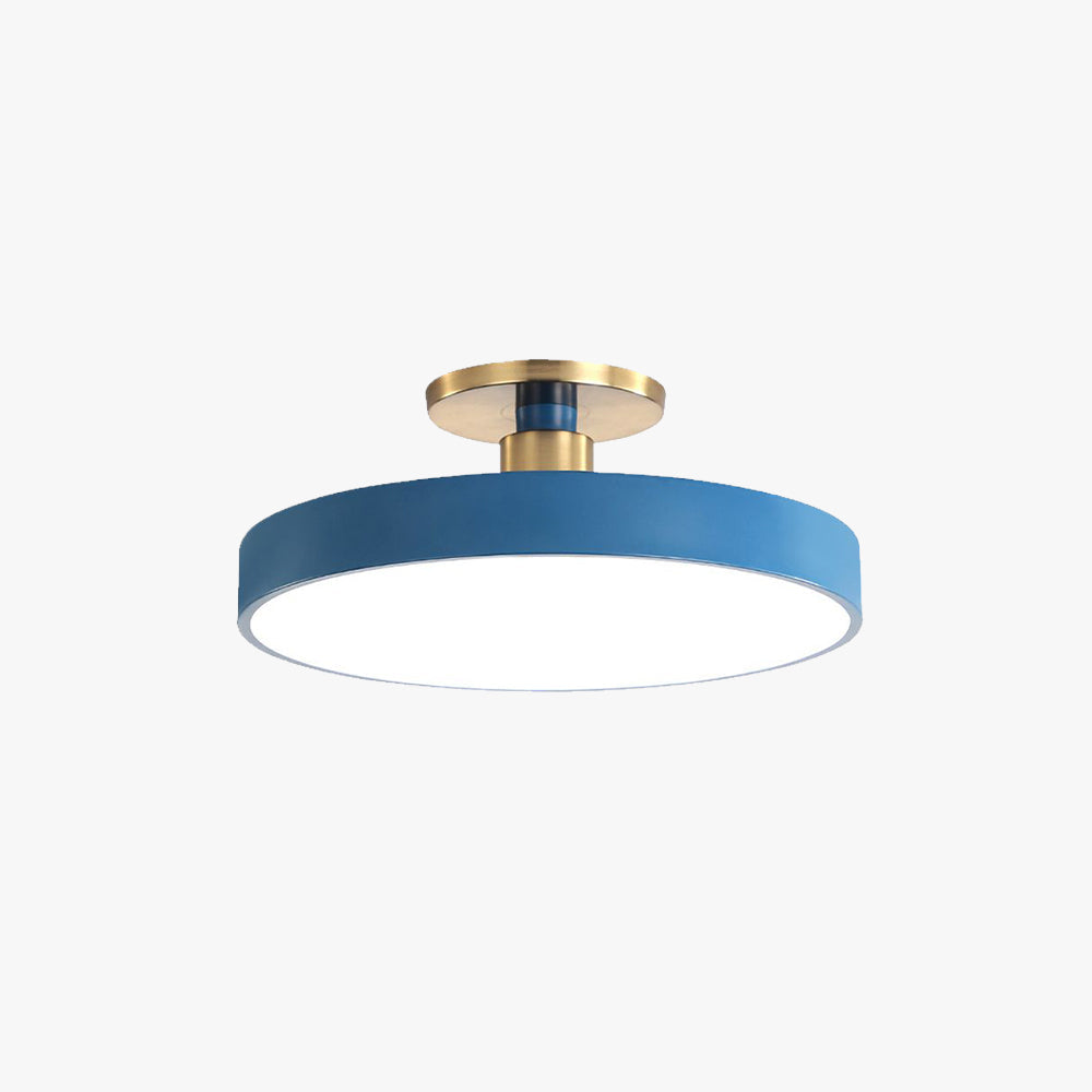 Nordycka minimalistyczna okrągła lampa sufitowa natynkowa