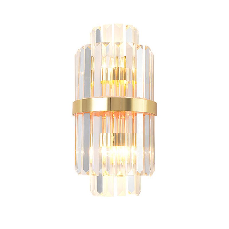 Kristy Luxury Gold Crystal Bedroom Bedside Wall Lamp - Neutralighting
