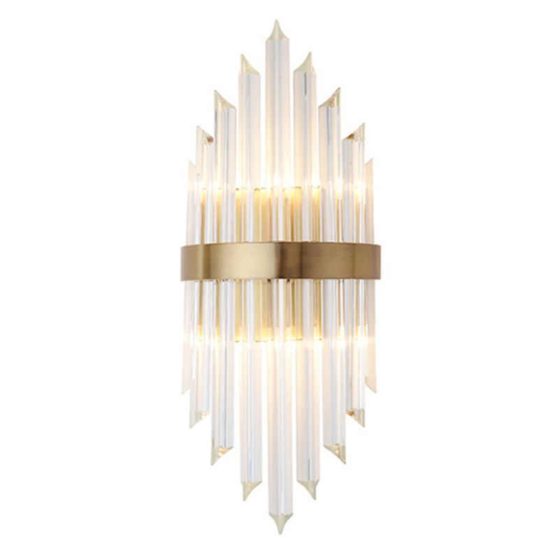 Kristy Luxury Gold Crystal Bedroom Bedside Wall Lamp - Neutralighting