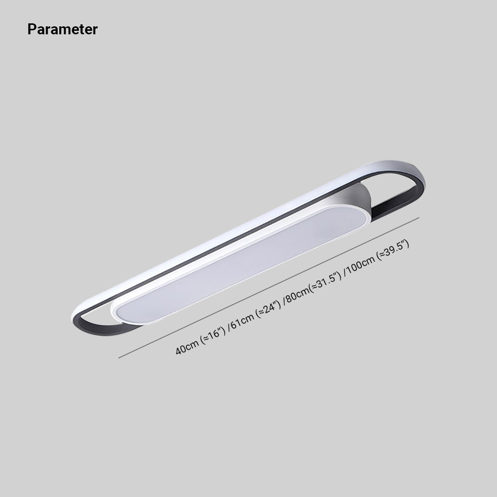 Arisha Double-Layer Flush Mount LED Ceiling Light — Modern, Bulb Included