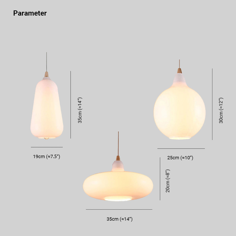 Valentina nordisk designer-LED-pendellampe med 3 stilarter