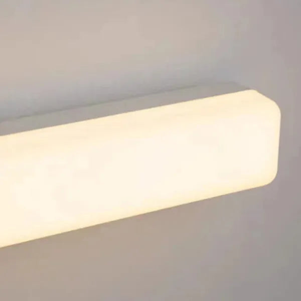 Arisha Sade Beyaz Duvar Lambası — Entegre Aynalı ve Banyo Aydınlatması