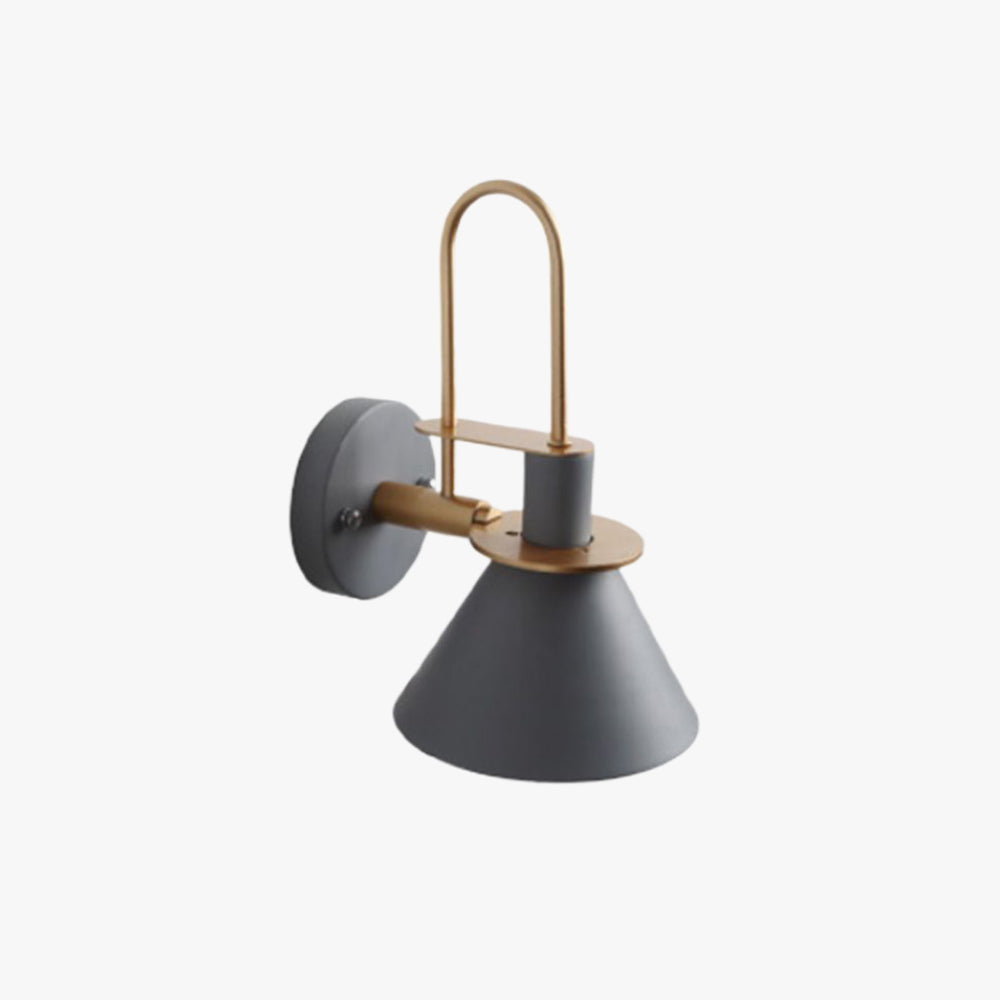 Valentina Vintage Horn Shape Metal Wall Lamp, Living room/Bedroom/Bathroom - Neutralighting