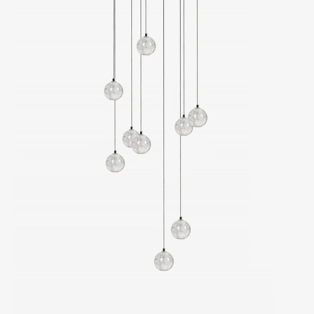 Crystal Bubble Ball Pendant Lamp
