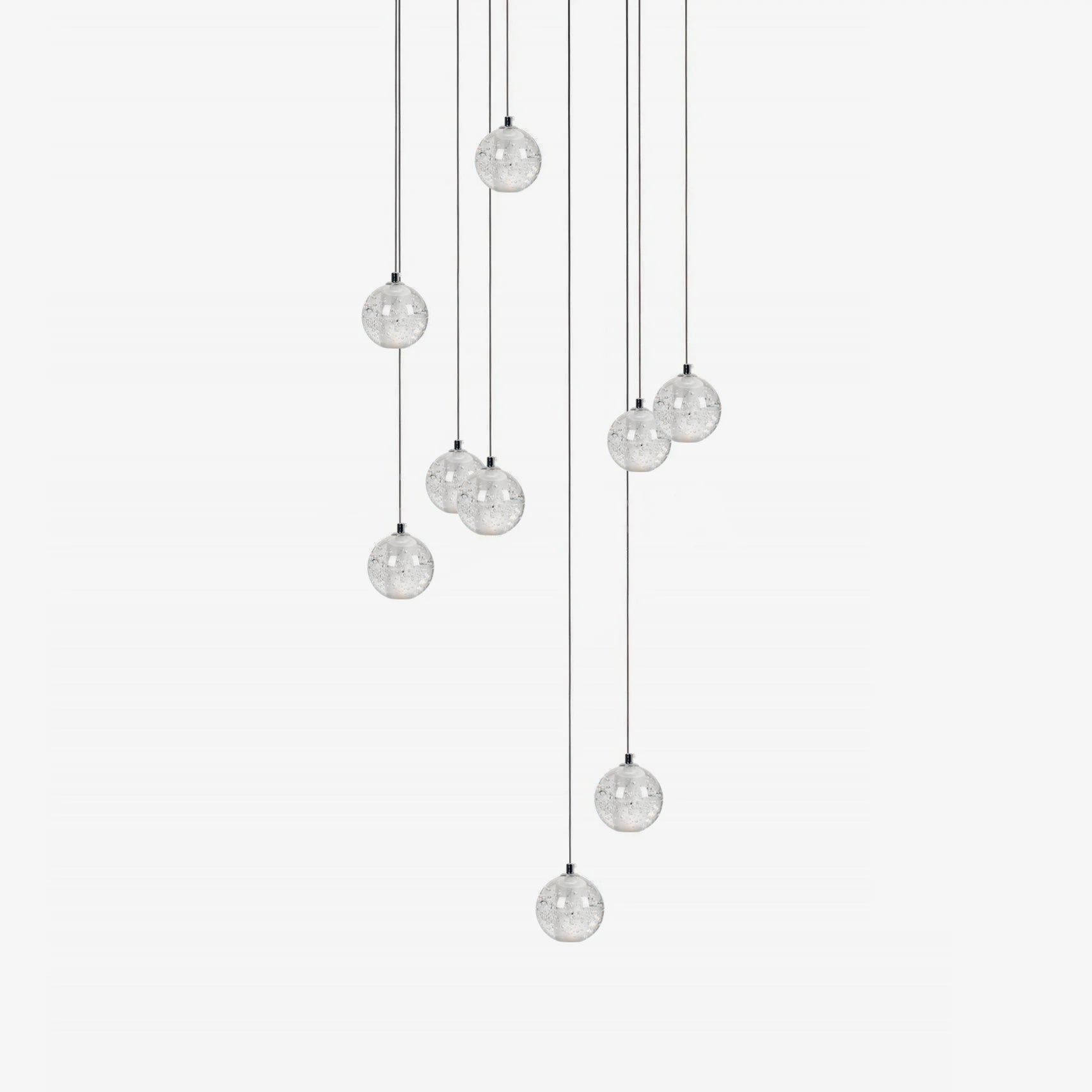 Crystal Bubble Ball Pendant Lamp