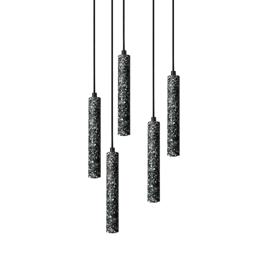 Lampada a sospensione tradizionale in terrazzo Zarael — Attacco E26 E27, compatibile con LED