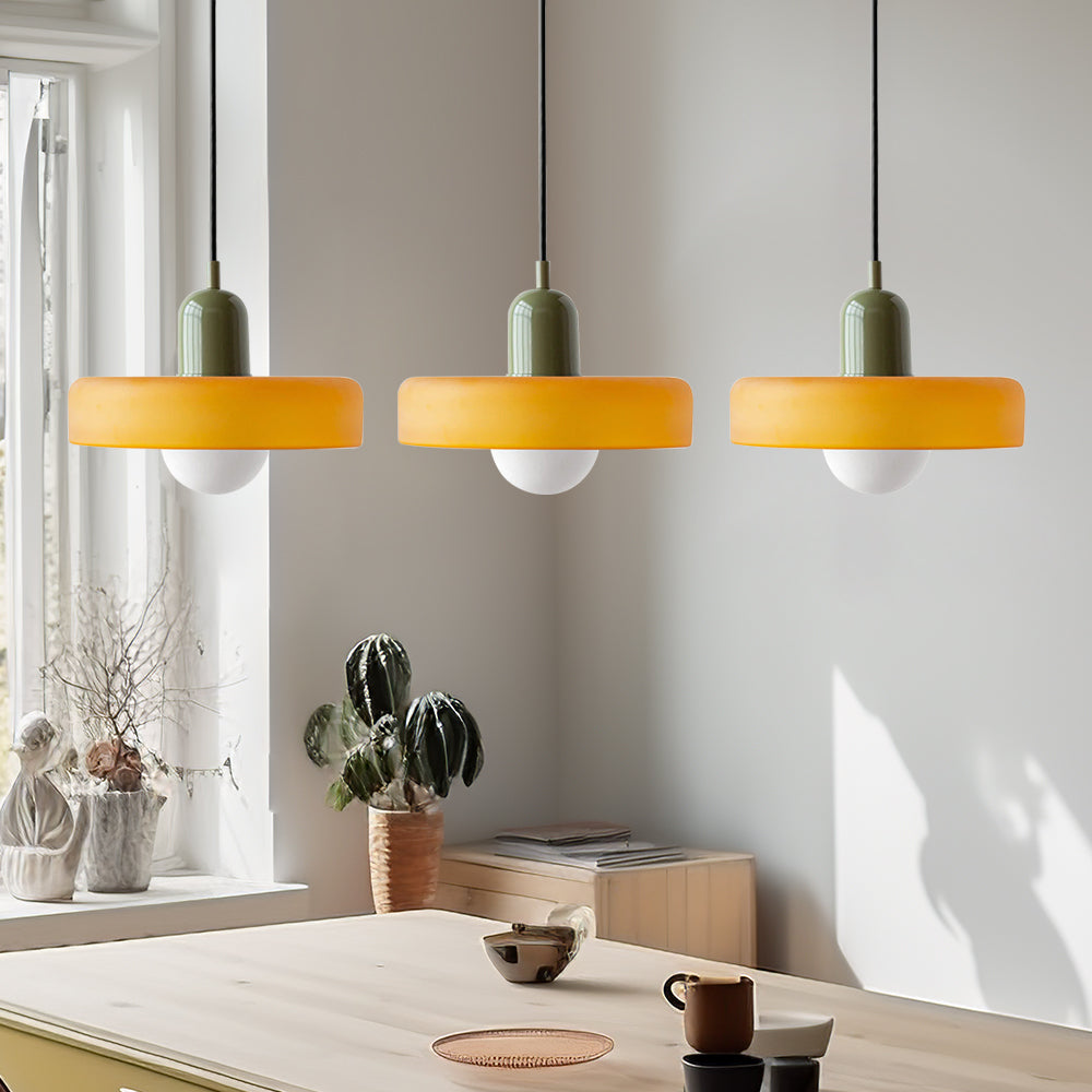 Kirrea Single Glass Pendant Light For Kitchen Dining