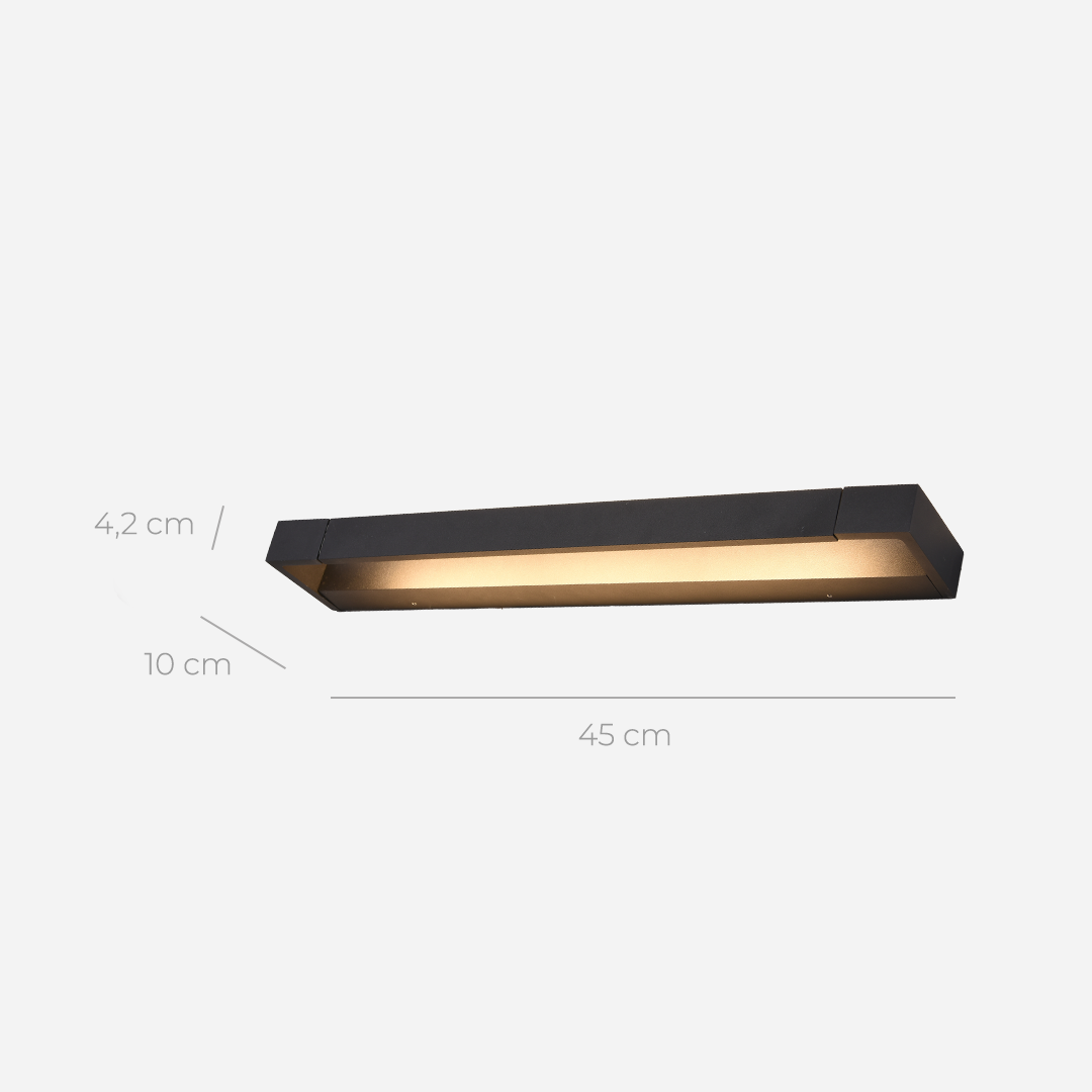 Vireli Modular LED Wall Lamp 340 Degree Rotatable Bar For Bathrooms