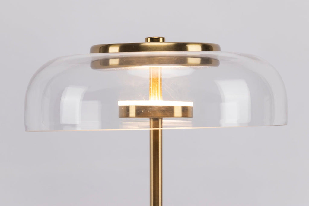 Stolní lampa Solara — zapojení do zásuvky s vypínačem