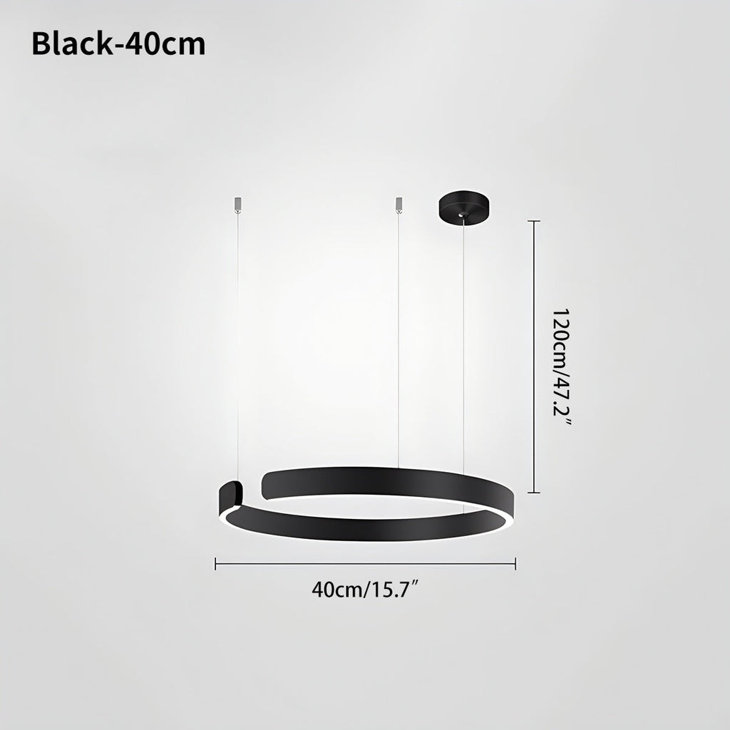 Moderner LED-Ring-Kronleuchter für Wohnzimmer - Orntli