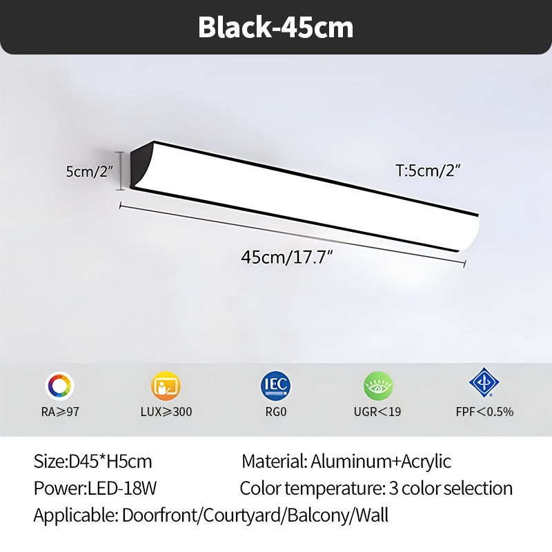 Wodoodwna Lampa Ścienna Zewnętrzna - Orntli