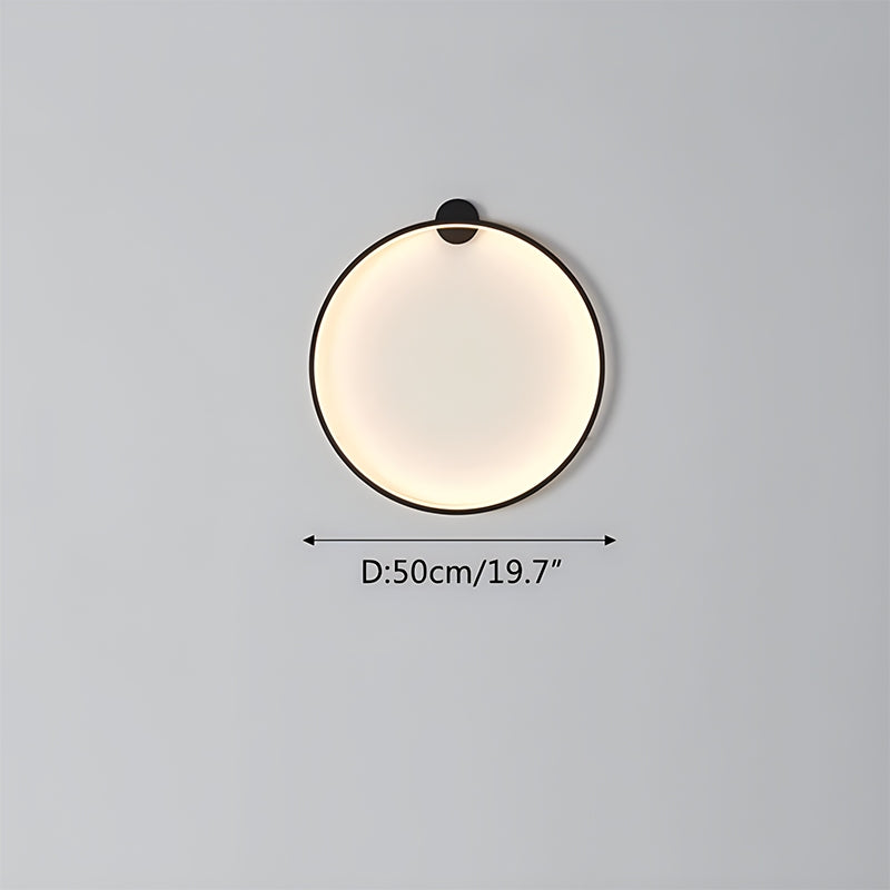 Round Ring LED Wall Lamp for Living Room - Orntli