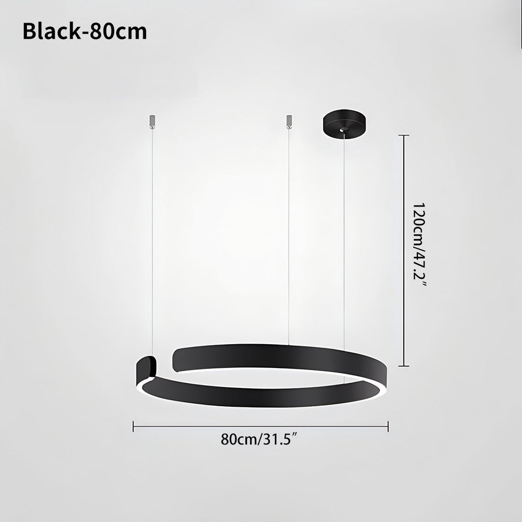 Moderner LED-Ring-Kronleuchter für Wohnzimmer - Orntli