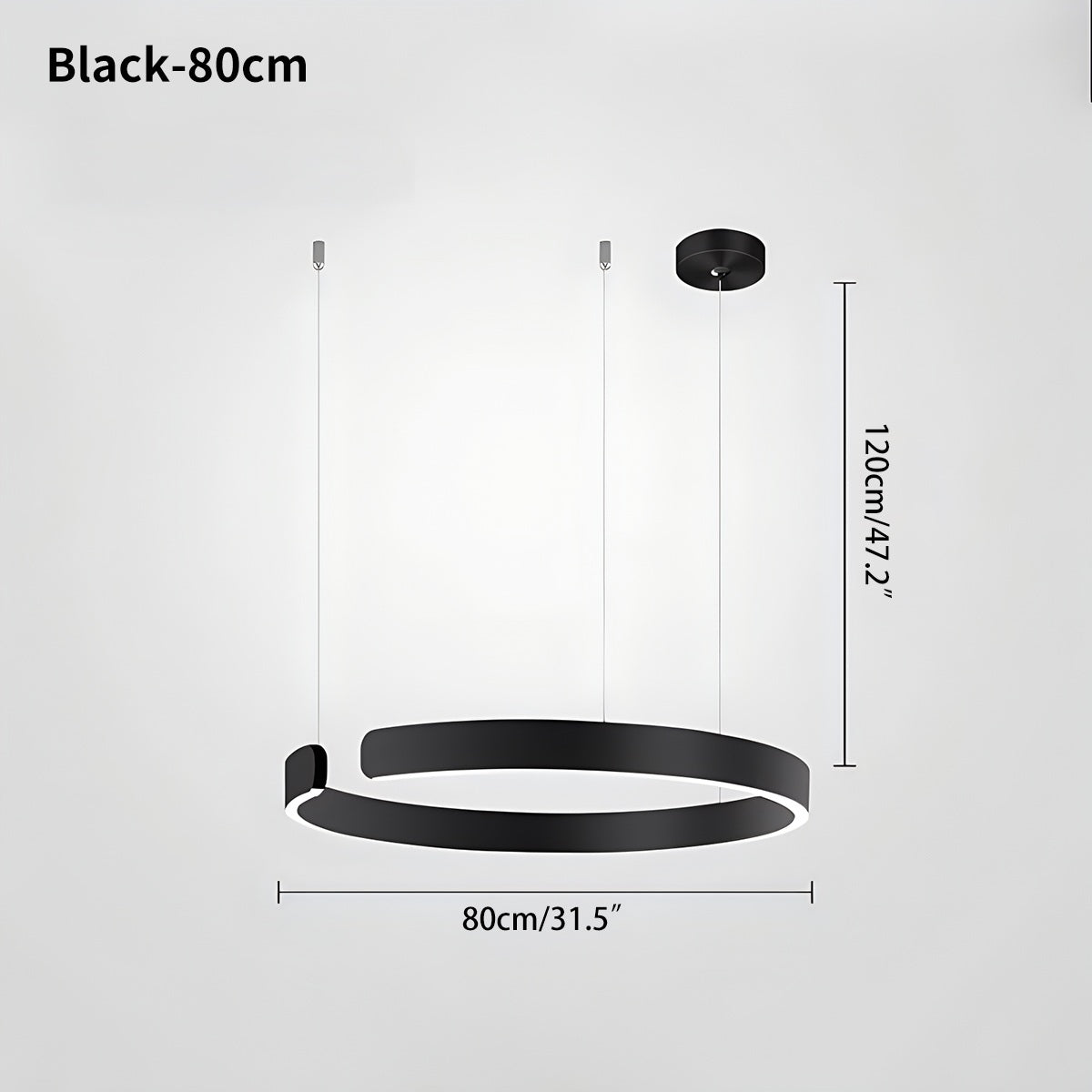 Moderner LED-Ring-Kronleuchter für Wohnzimmer - Orntli