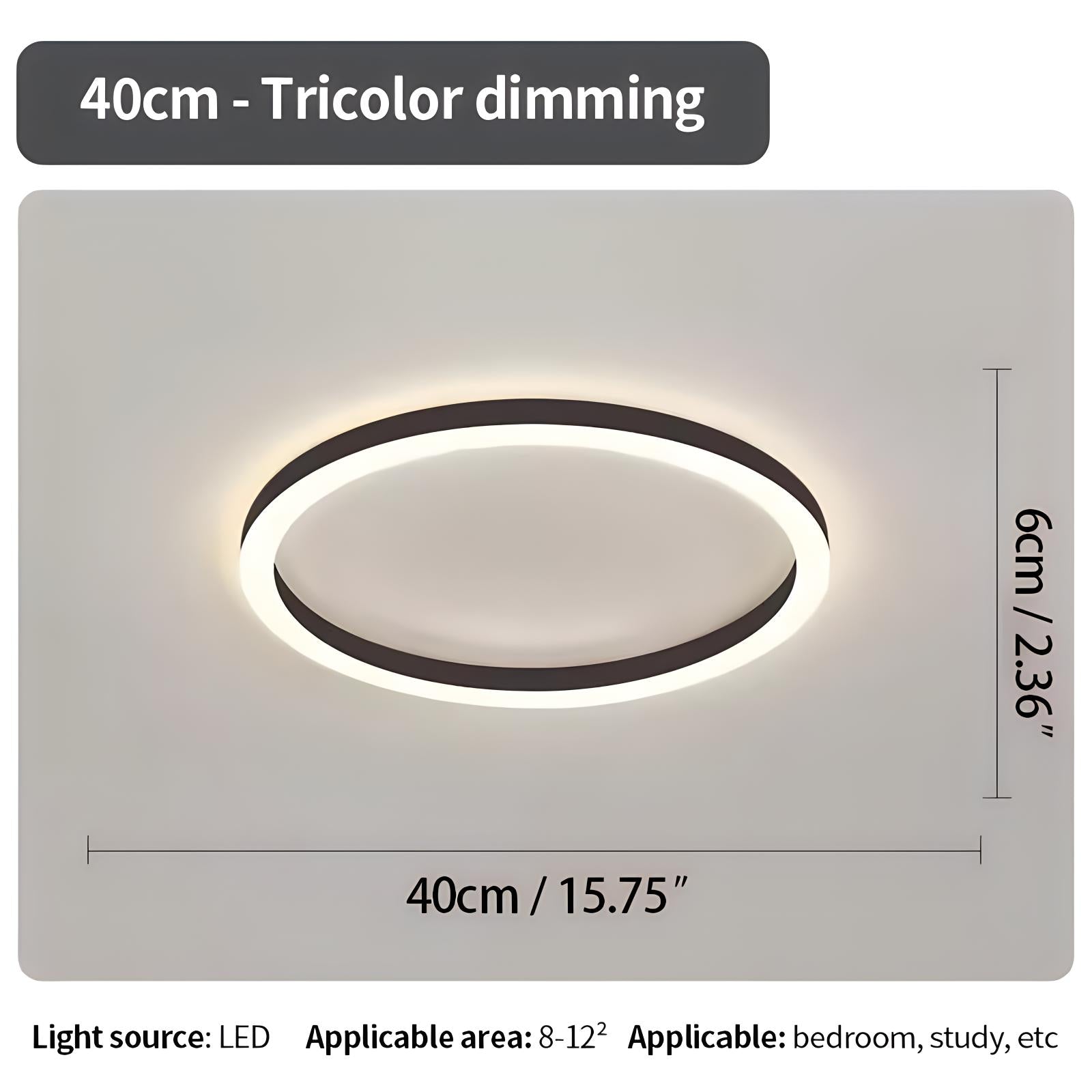 Noordse ronde LED-plafondlamp voor slaapkamer - Orntli