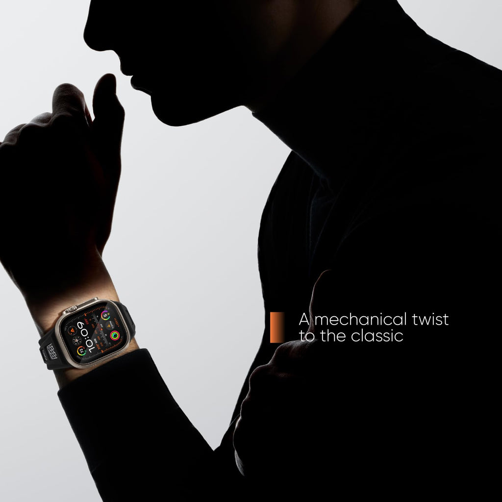 Wytrzymała silikonowa sportowa opaska Grid do Apple Watch