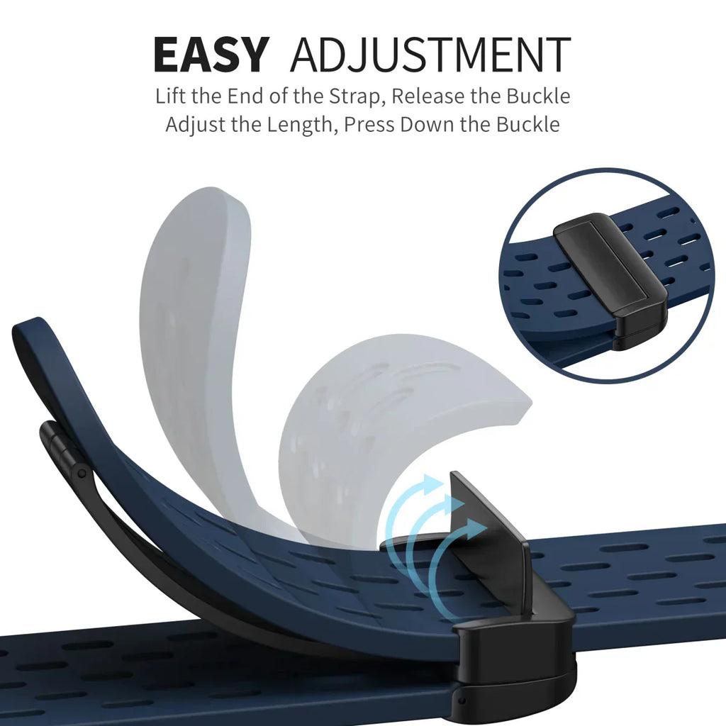 Magnetický prodyšný silikonový pásek pro Apple Watch