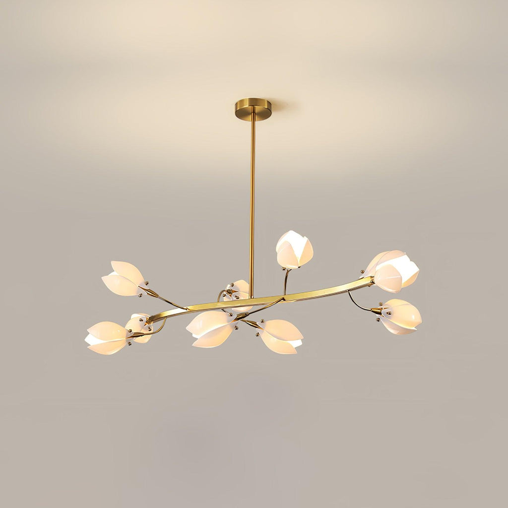 Porcelain Magnolia Chandelier - Vakkerlight