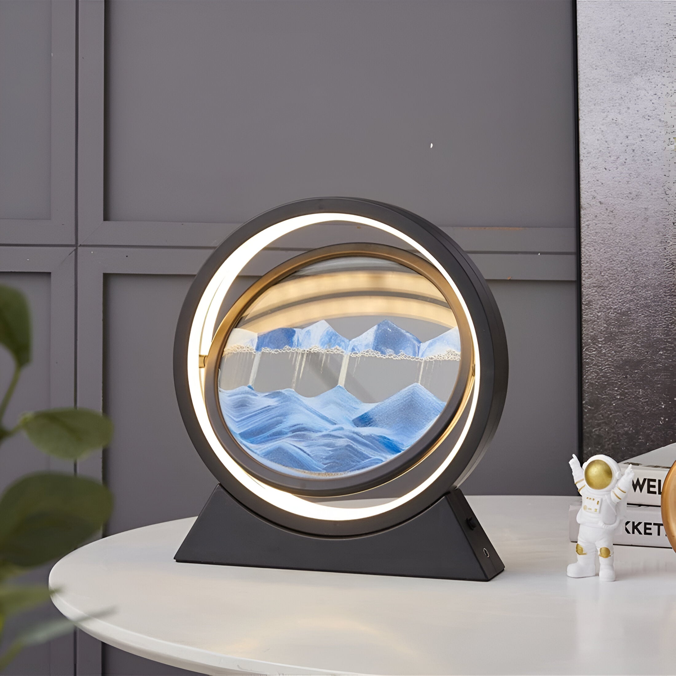 SandGlow – 动态LED沙画台灯