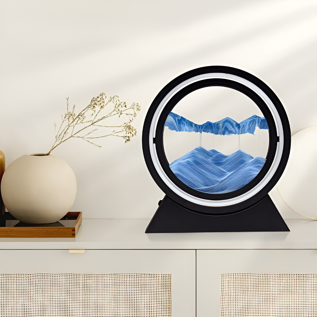 SandGlow – 动态LED沙画台灯