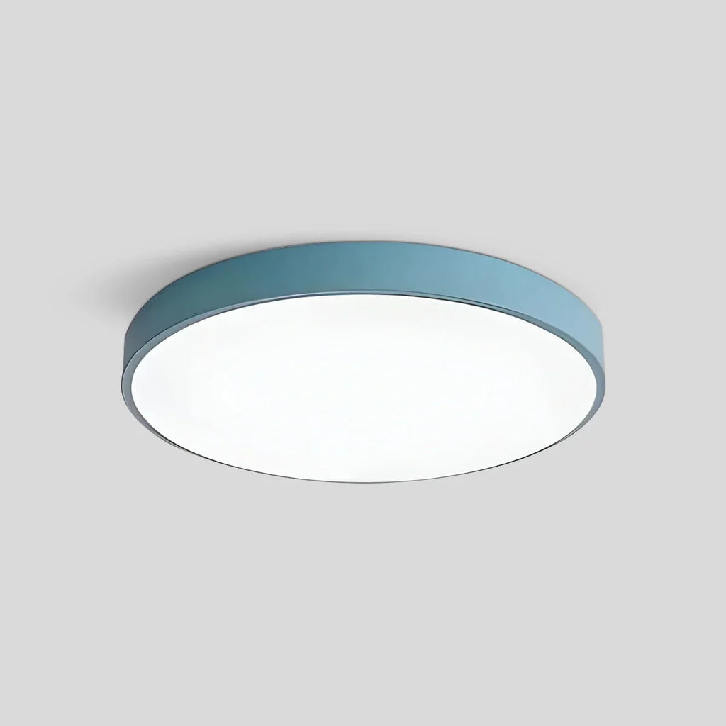 LED Minimalist Circular Macaron Ceiling Light - Orntli