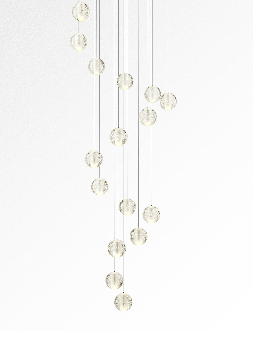 Crystal Bubble Ball Pendant Lamp