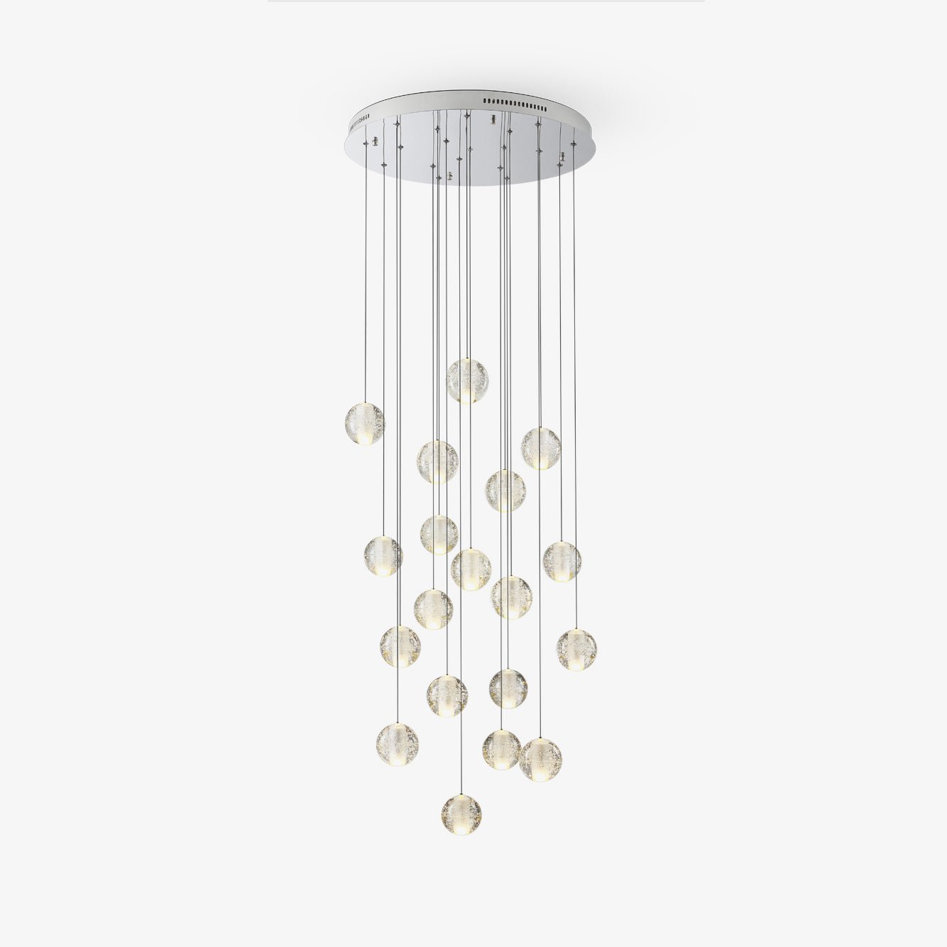 Crystal Bubble Ball Pendant Lamp