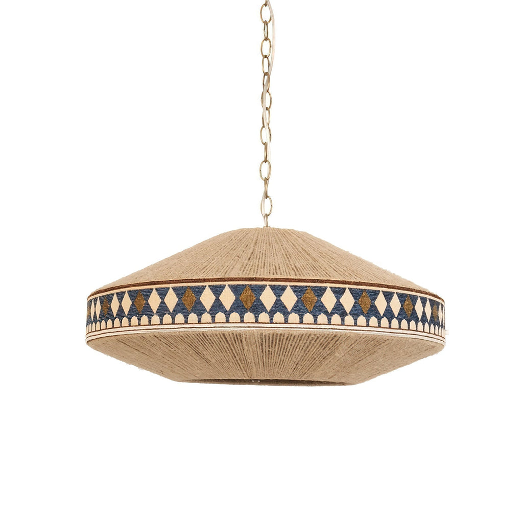 Boho – závěsná lampa s třásněmi