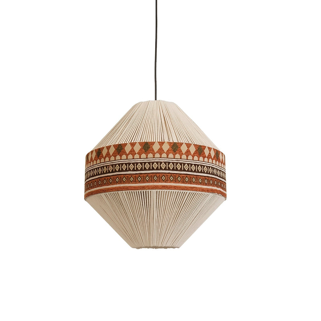 Boho – závěsná lampa s třásněmi