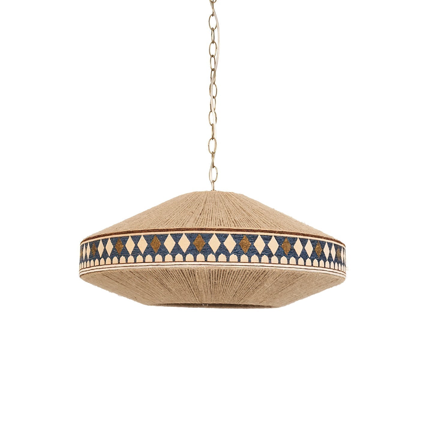 Boho – závěsná lampa s třásněmi