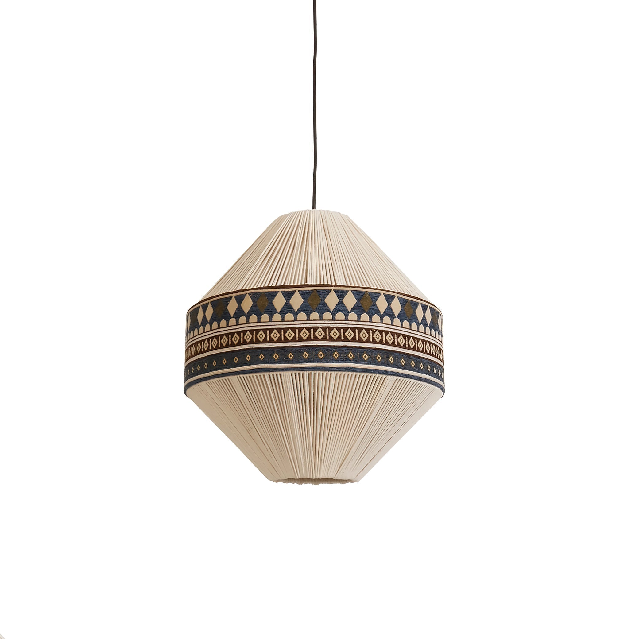 Boho – závěsná lampa s třásněmi
