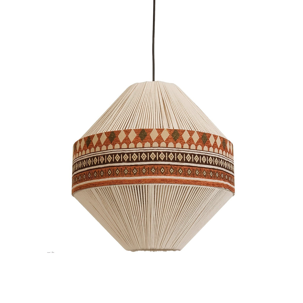 Boho – závěsná lampa s třásněmi