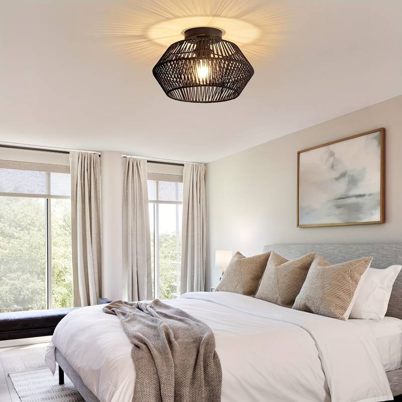 Maravelle håndlaget bohemsk pendellampe for varm stil