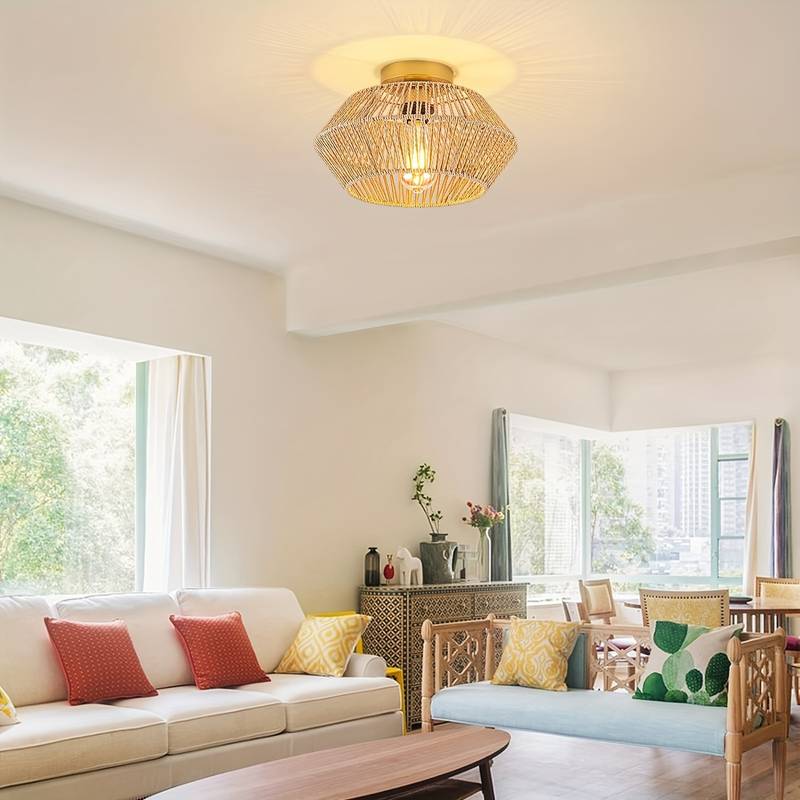 Maravelle håndlaget bohemsk pendellampe for varm stil