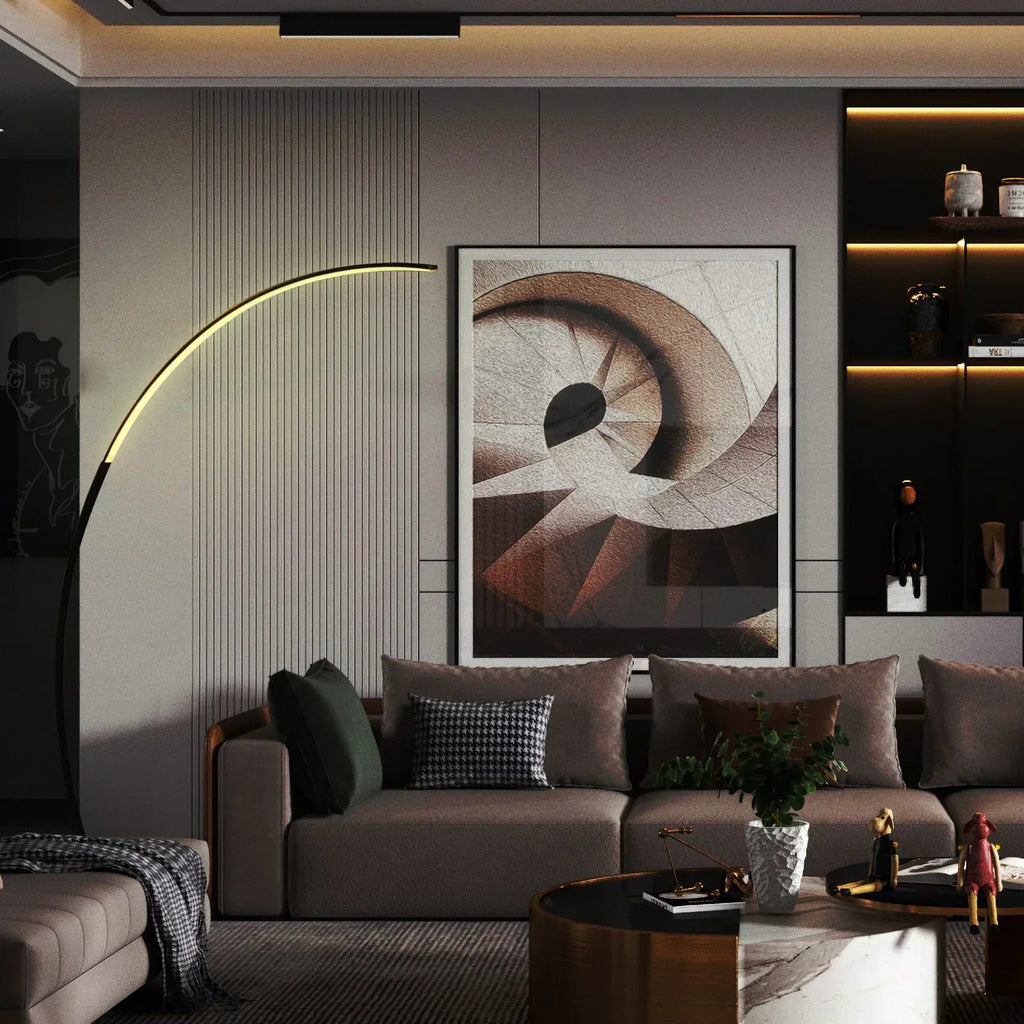 LuminArc stilfull buet RGB gulvlampe justerbar for hjemmet