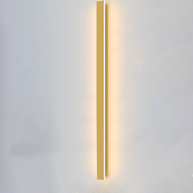 AurionGlow arany vízálló LED fali lámpa kültéri használatra