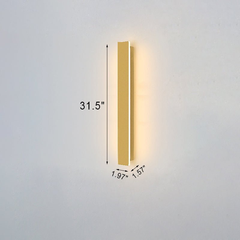 AurionGlow arany vízálló LED fali lámpa kültéri használatra