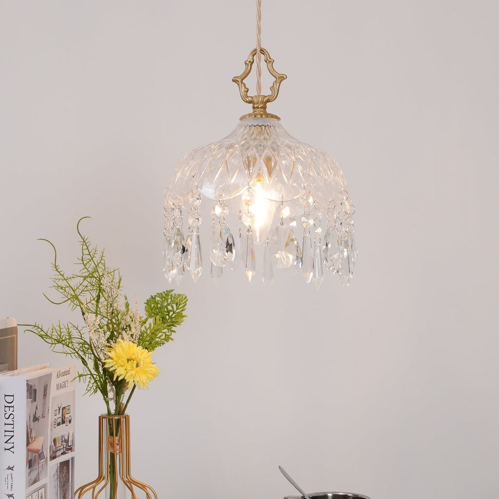 Wisząca lampa sufitowa w kształcie misy