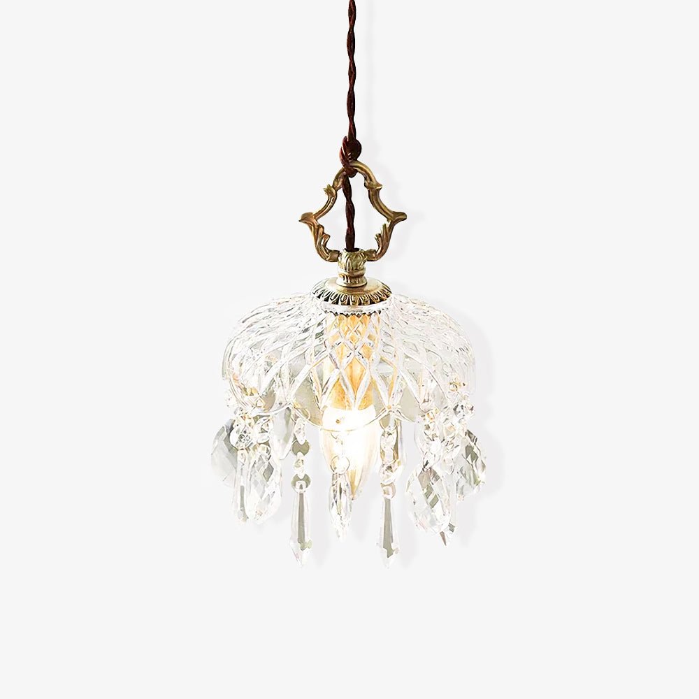 Wisząca lampa sufitowa w kształcie misy