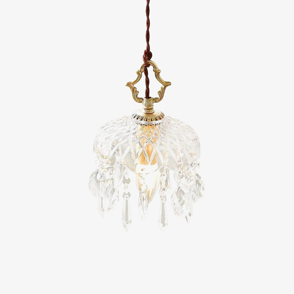 Wisząca lampa sufitowa w kształcie misy