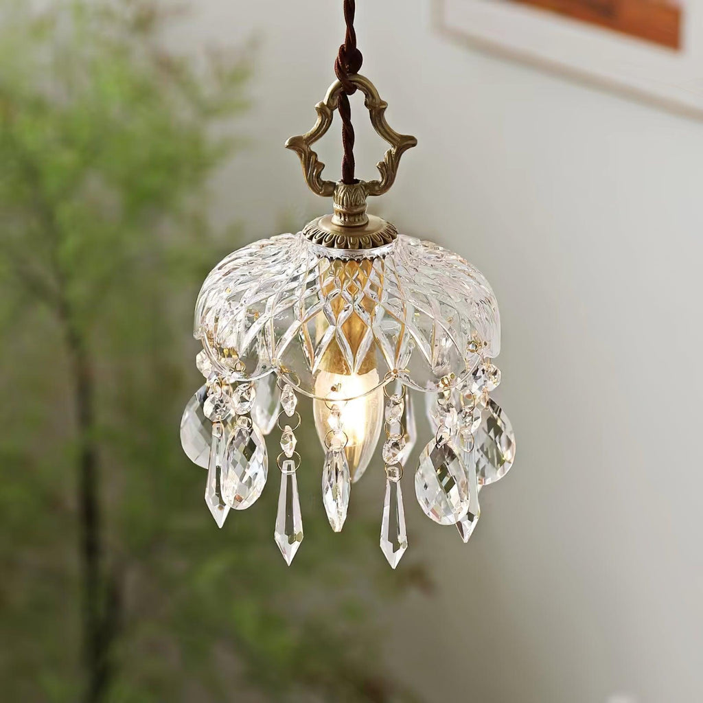Wisząca lampa sufitowa w kształcie misy