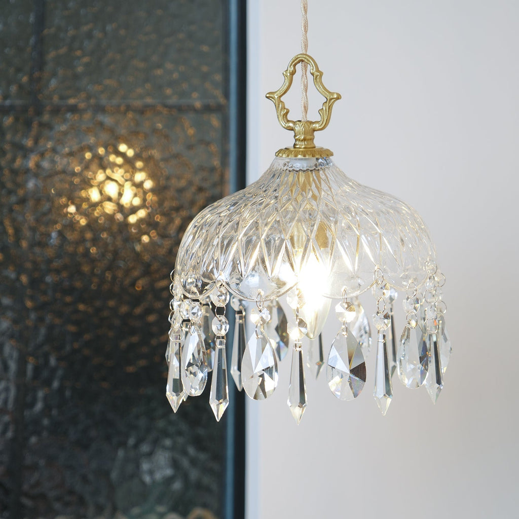 Wisząca lampa sufitowa w kształcie misy