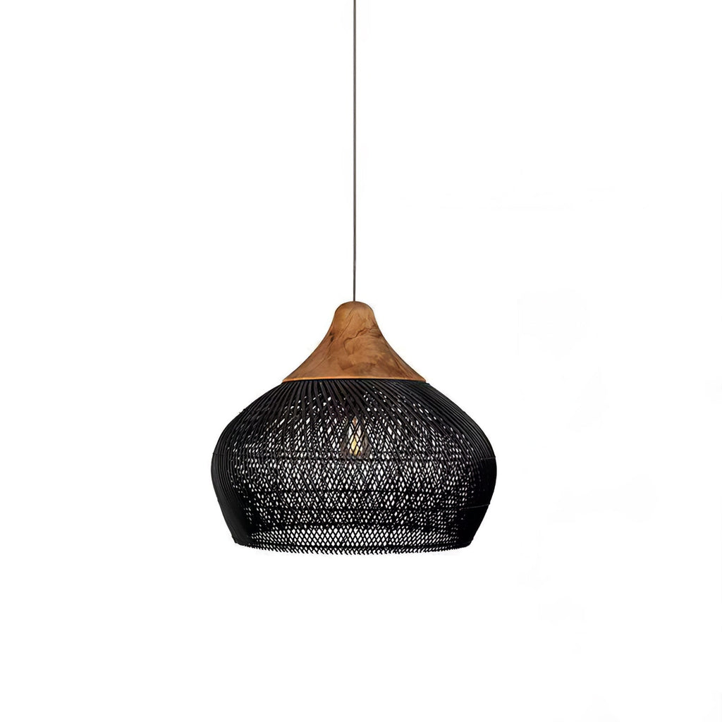 Braided Rattan Pendant Lamp - Vakkerlight