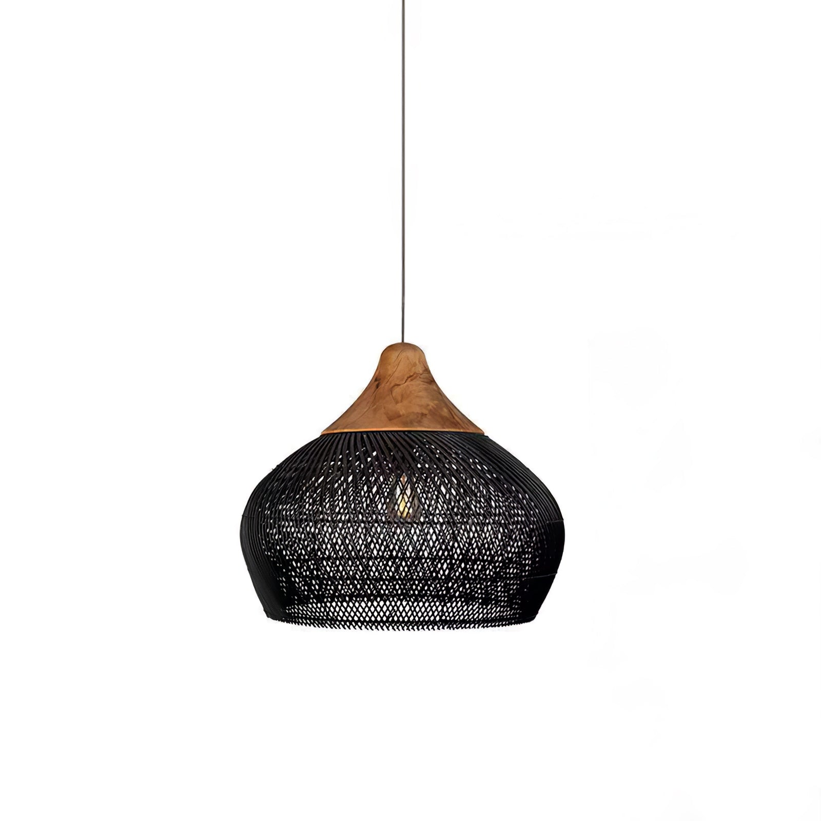 Braided Rattan Pendant Lamp - Vakkerlight