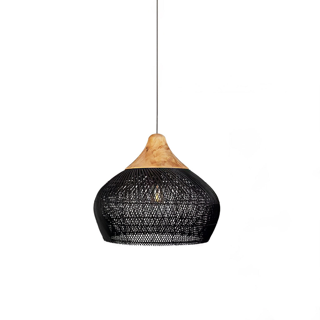 Braided Rattan Pendant Lamp - Vakkerlight