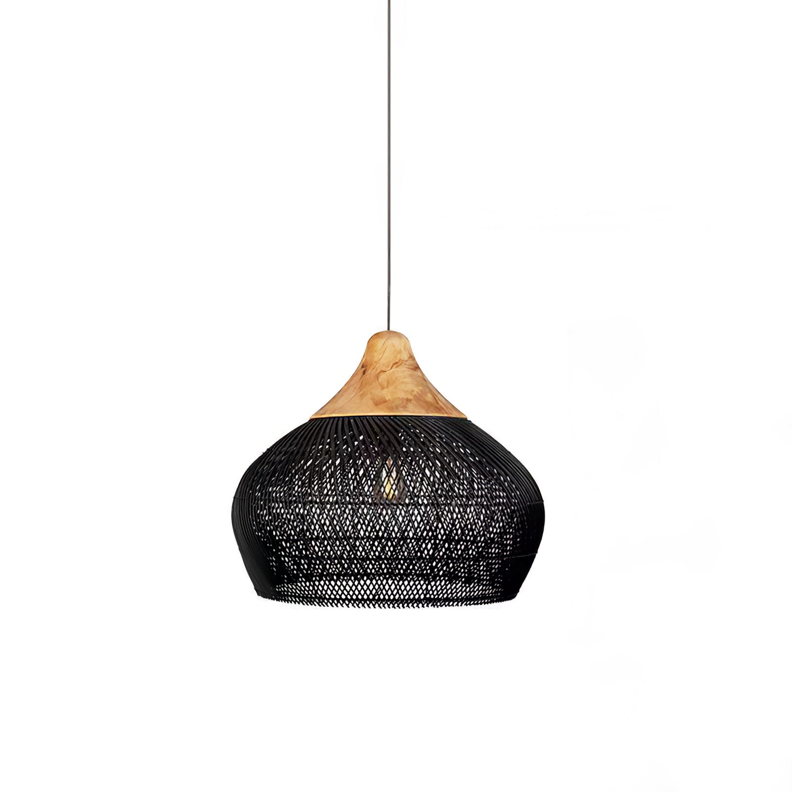 Braided Rattan Pendant Lamp - Vakkerlight