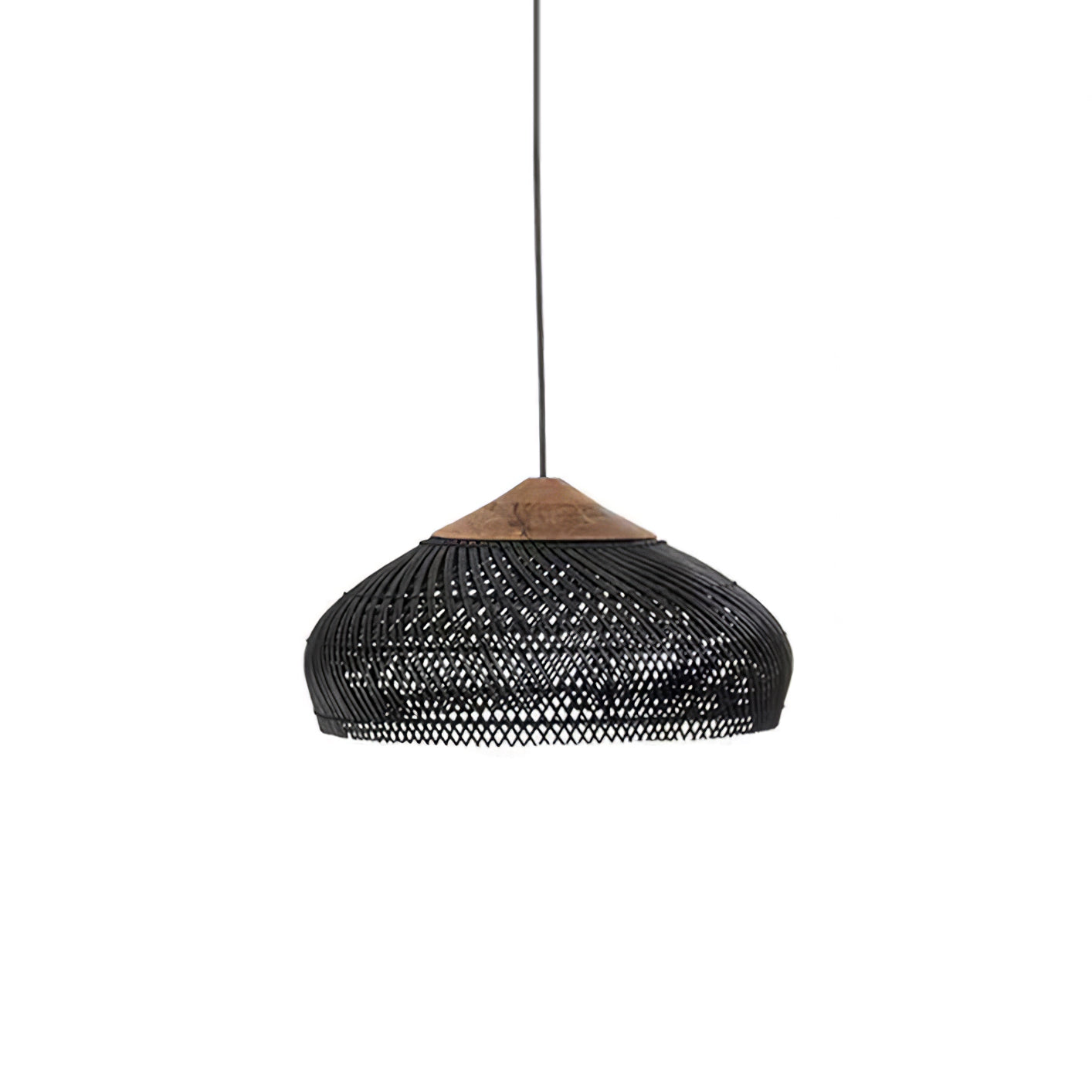Braided Rattan Pendant Lamp - Vakkerlight