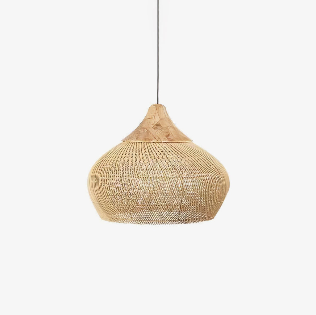 Braided Rattan Pendant Lamp - Vakkerlight