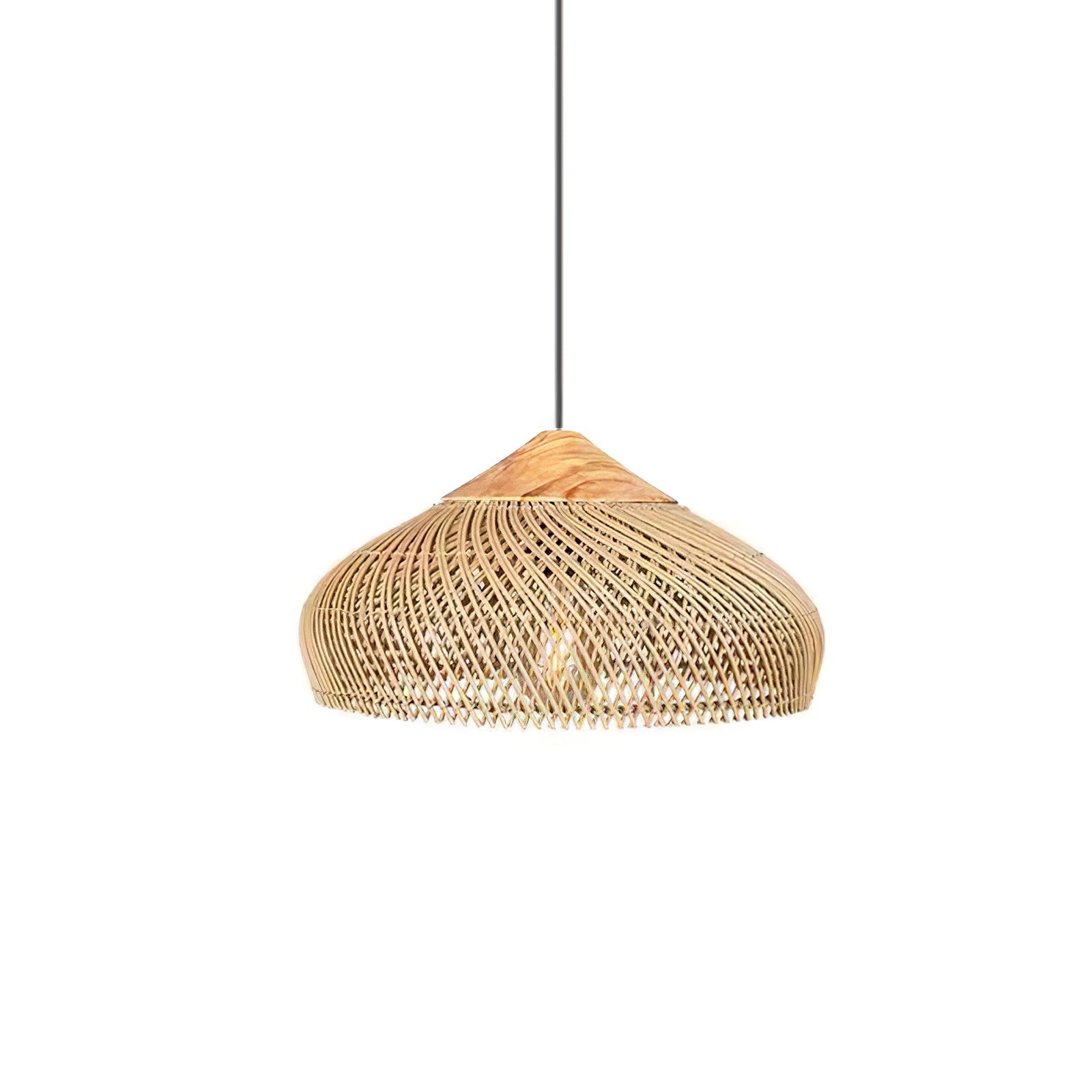 Braided Rattan Pendant Lamp - Vakkerlight